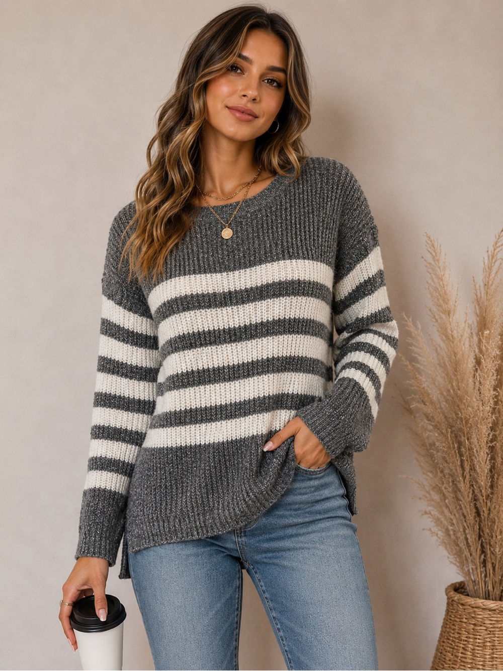 ✨ Staccato Striped Cozy Sweater ✨
